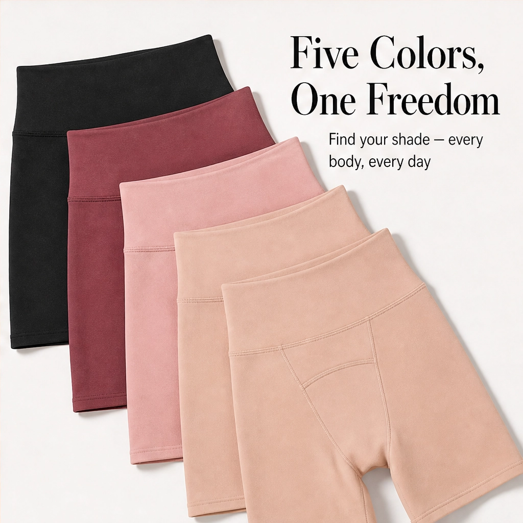Assura – Leakproof High-Rise Shorts with Side-Barrier Protection + 50% OFF