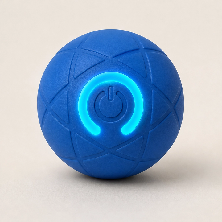Frisk – Self-Moving Chase Ball for Small Dogs &amp; Puppies, USB-C Rechargeable LED Pet Toy + 50% OFF