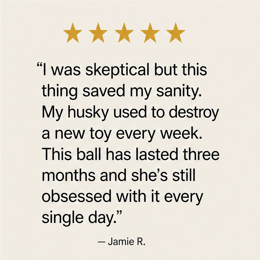 Frisk – Self-Moving Chase Ball for Small Dogs &amp; Puppies, USB-C Rechargeable LED Pet Toy + 50% OFF