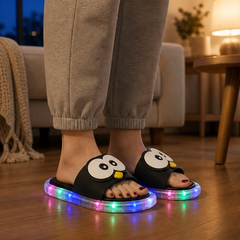 Glimmaro™ – Color-Changing LED Glow Cartoon Slide Sandals + 50% OFF