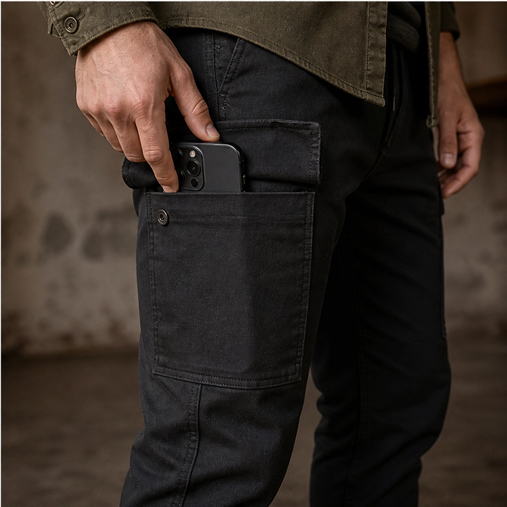 Ridgeline – High-Stretch 6-Pocket Cargo Joggers + 50% OFF