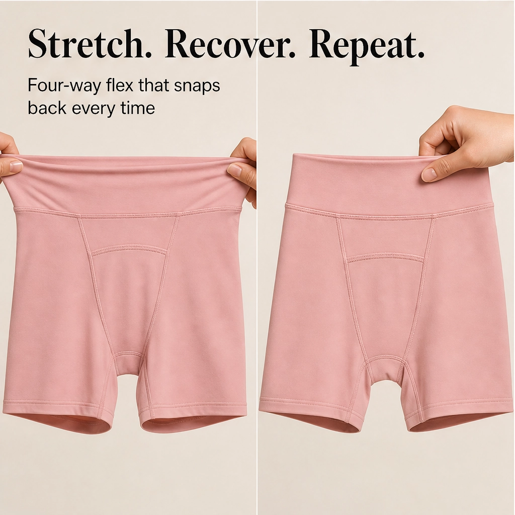 Assura – Leakproof High-Rise Shorts with Side-Barrier Protection + 50% OFF