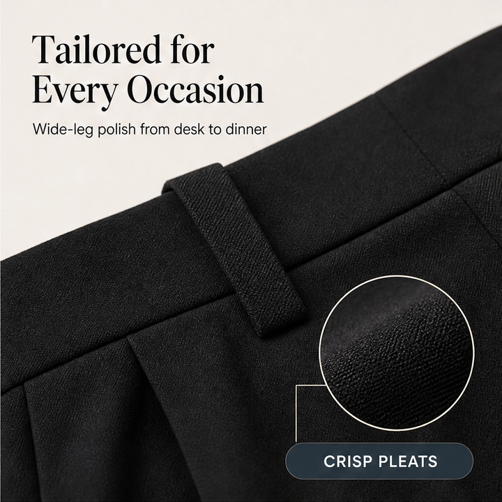 Soline – High-Waist Pleated Tailored Bermuda Shorts + 50% OFF