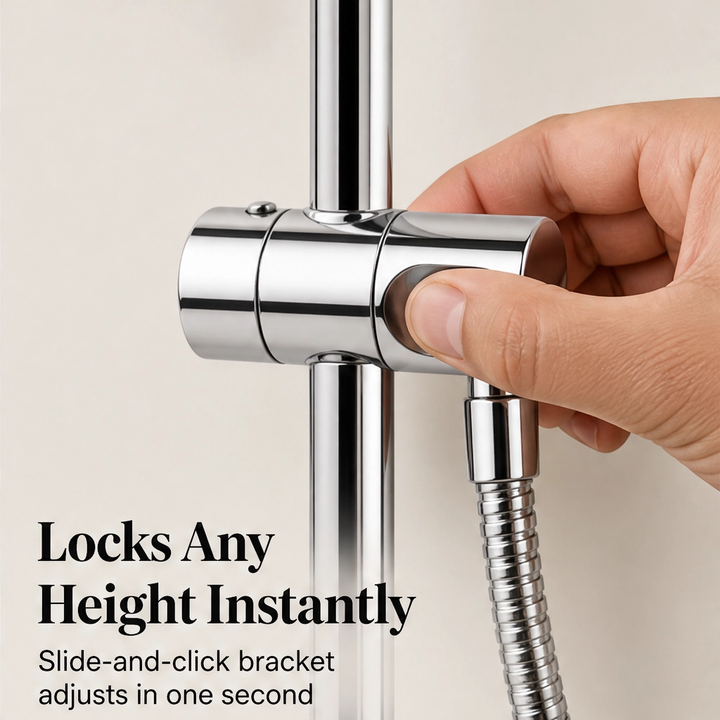 Monsora – 3-Way Air-In Rainfall &amp; Handheld High-Pressure Shower Head Combo + 50% OFF