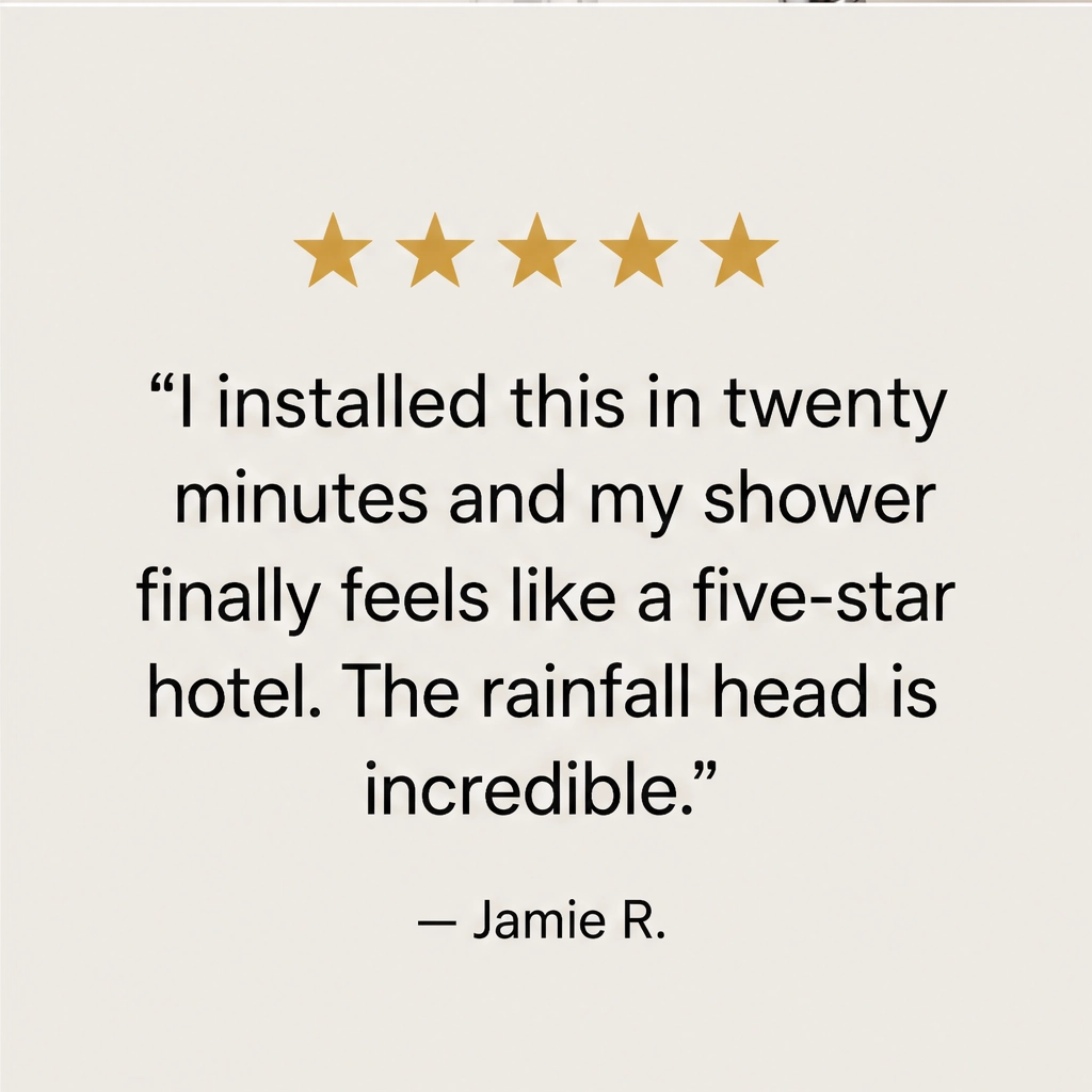 Monsora – 3-Way Air-In Rainfall &amp; Handheld High-Pressure Shower Head Combo + 50% OFF