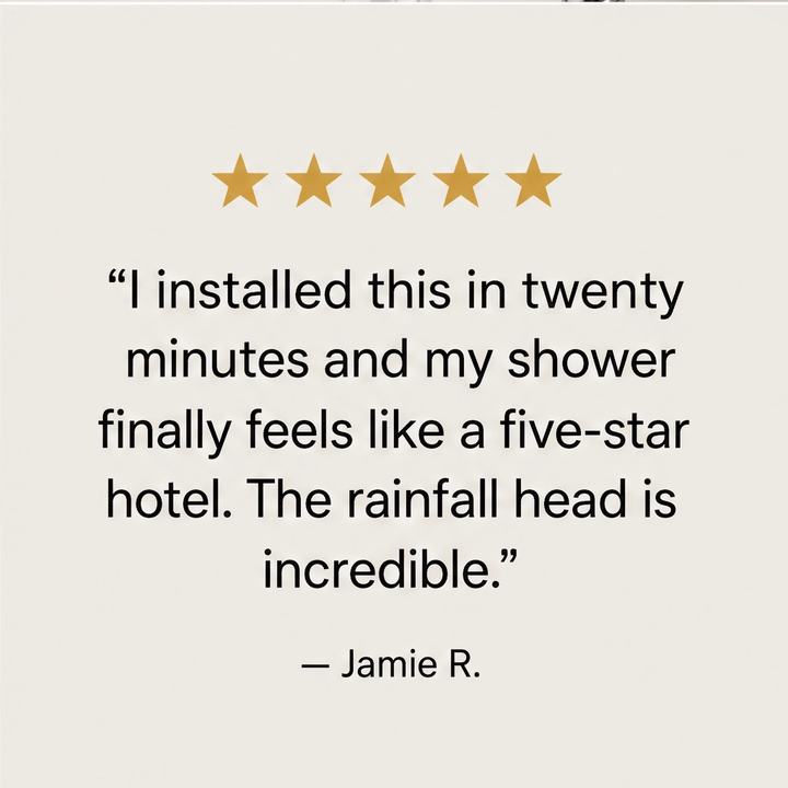 Monsora – 3-Way Air-In Rainfall &amp; Handheld High-Pressure Shower Head Combo + 50% OFF