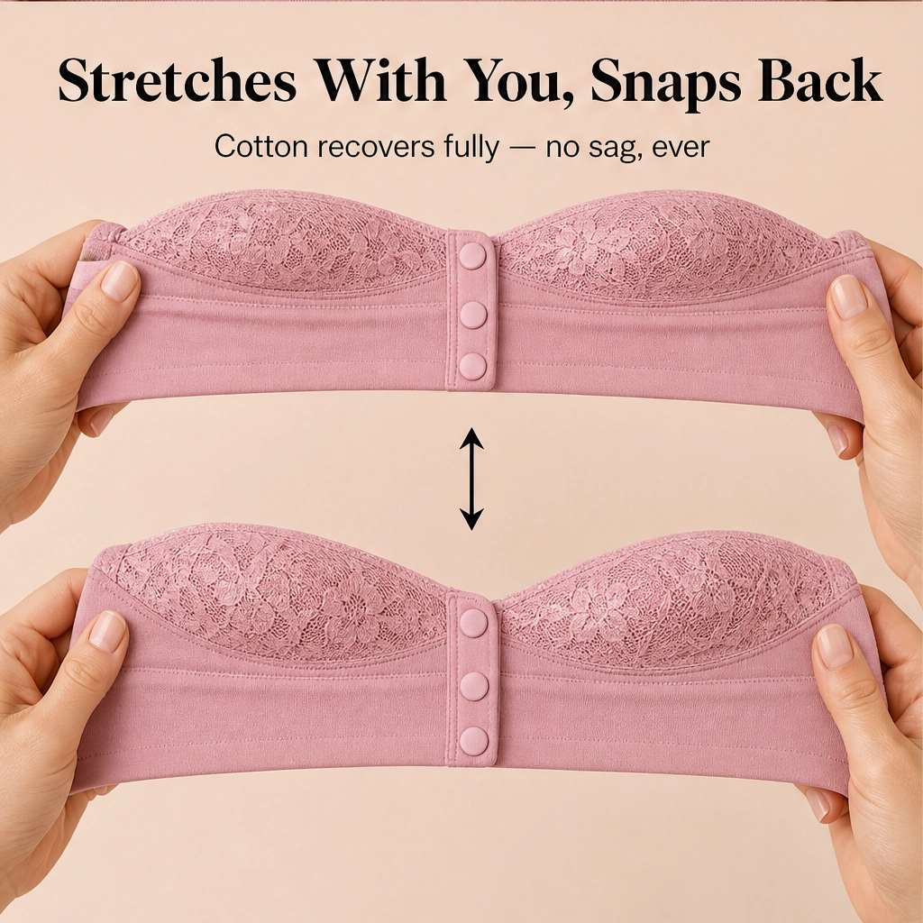 Calla – Wireless Front-Button Full-Support Comfort Bra + 1+1 FREE
