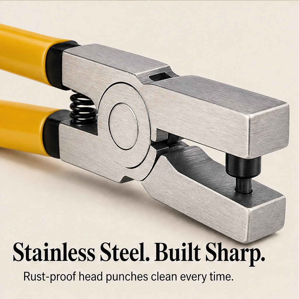 Punchwell – Portable Leather Hole Punch Plier for Watch Straps, Belts &amp; Shoes + 50% OFF