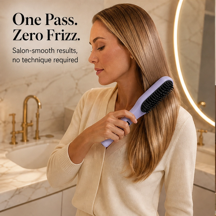 Lustre – Cordless Heated Straightening Comb with Ionic Care &amp; 30-Second Heat-Up + 50% OFF