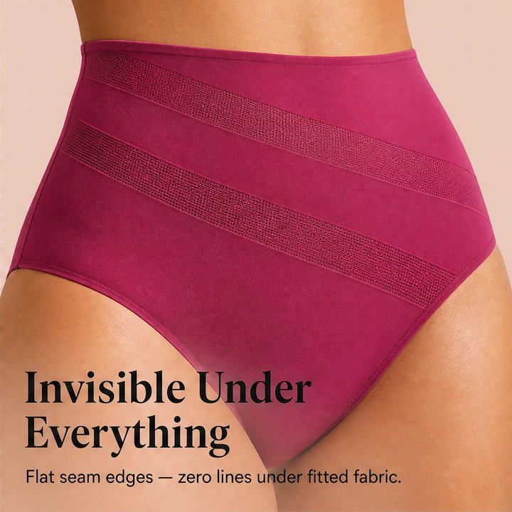 Sculptelle – High-Waist Cross Tummy Control Shaping Panties + 50% OFF