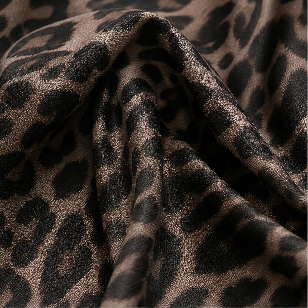 Sableau – Leopard-Print Chiffon Wide-Flare Trousers+ 50% OFF