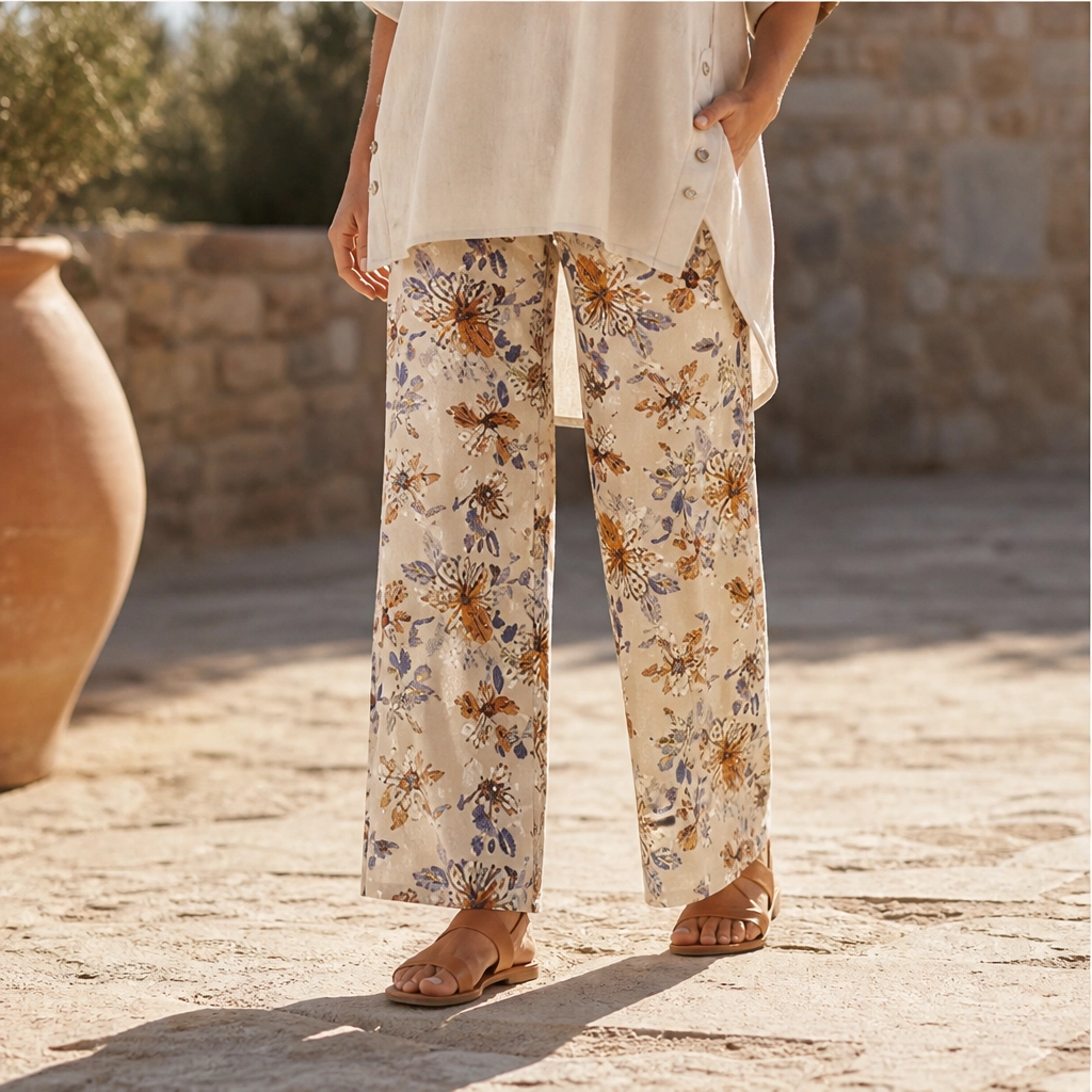 Willowen – Breathable Cotton-Linen High-Low 2-Piece Boho Summer Set + 50% OFF