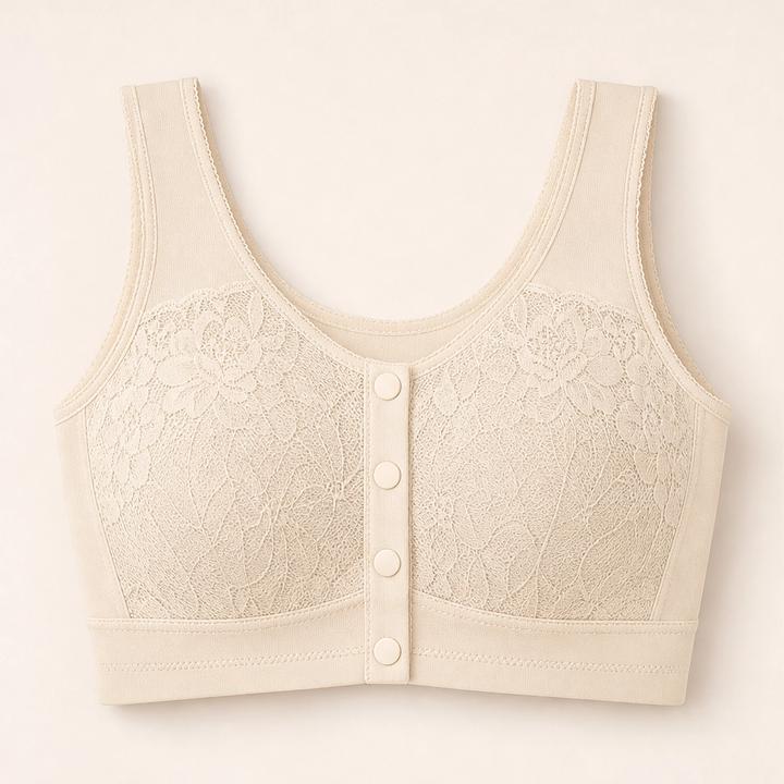 Calla – Wireless Front-Button Full-Support Comfort Bra + 1+1 FREE