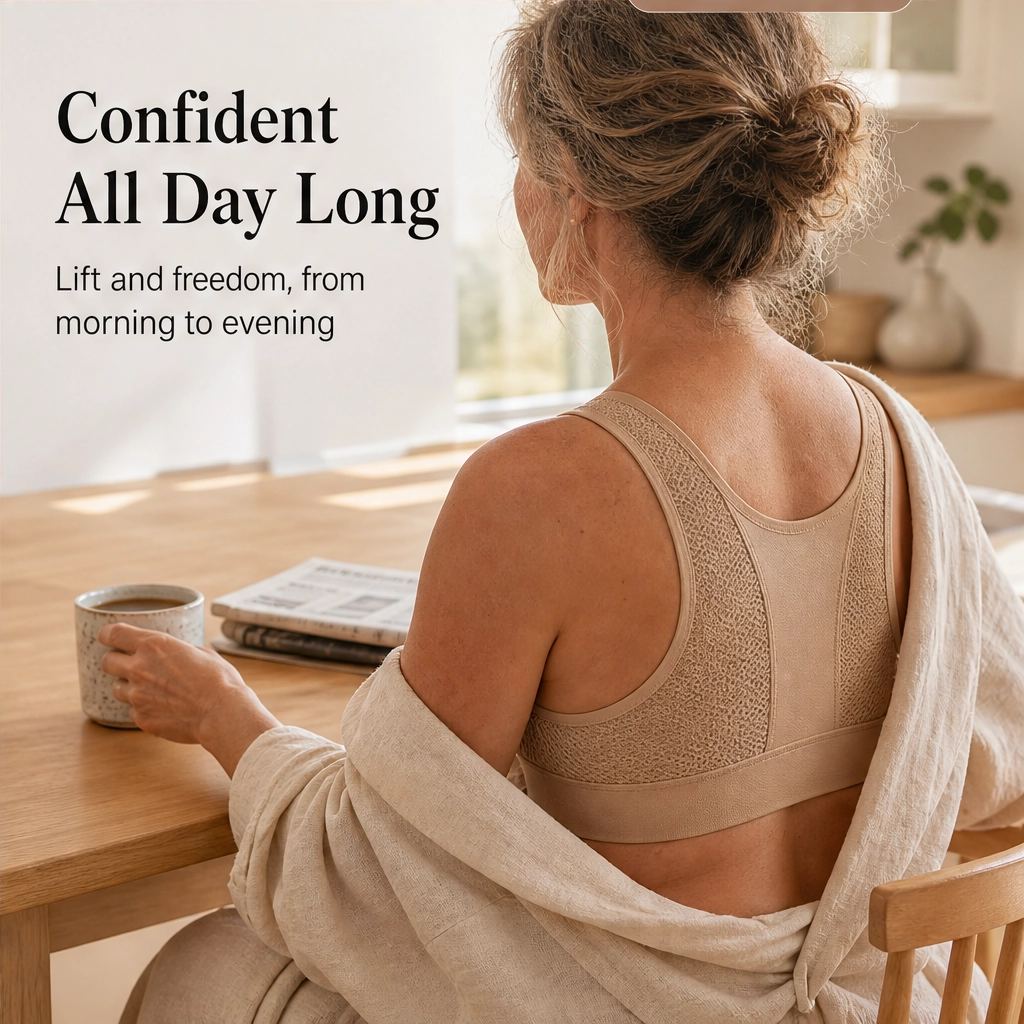 Velora – Wireless Seamless Lifting Comfort Bra with Wide Support Straps + 1+1 FREE