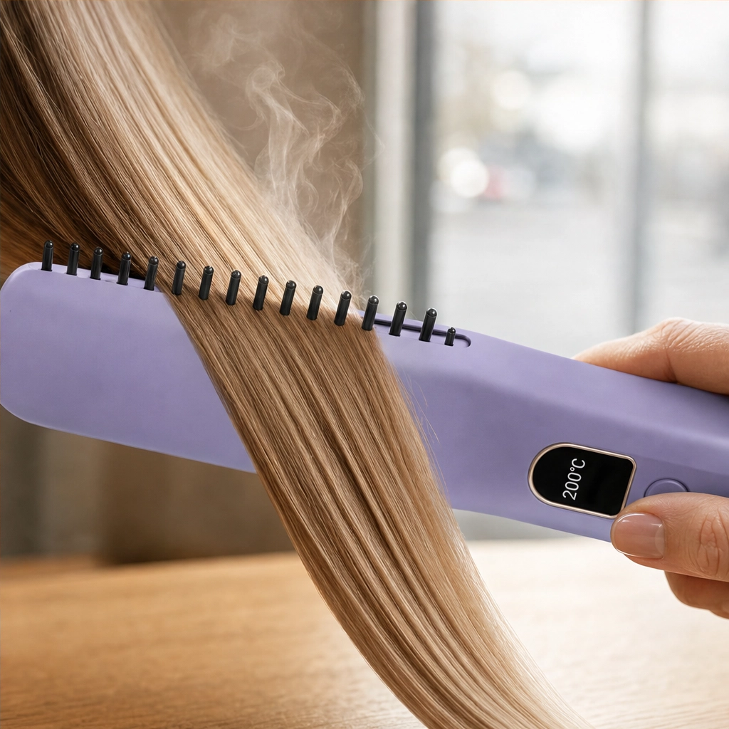 Lustre – Cordless Heated Straightening Comb with Ionic Care &amp; 30-Second Heat-Up + 50% OFF