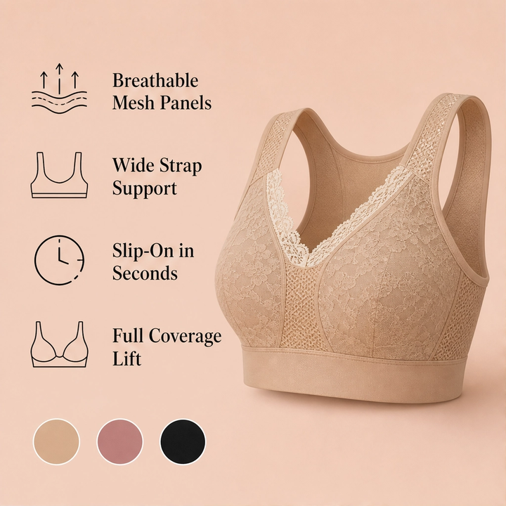 Velora – Wireless Seamless Lifting Comfort Bra with Wide Support Straps + 1+1 FREE