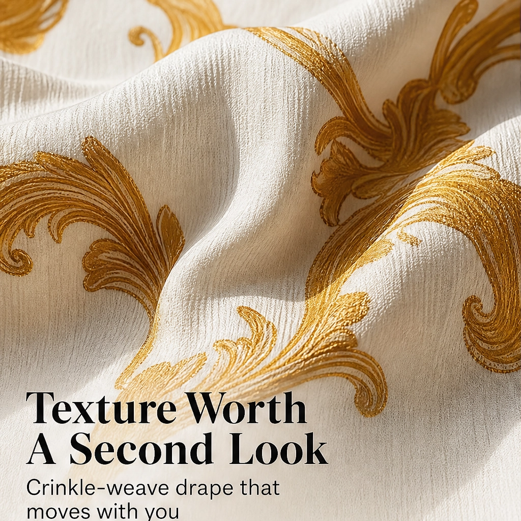 Solenne – Gold Baroque Print Lace-Trim Sleeveless Mini Dress + 50% OFF