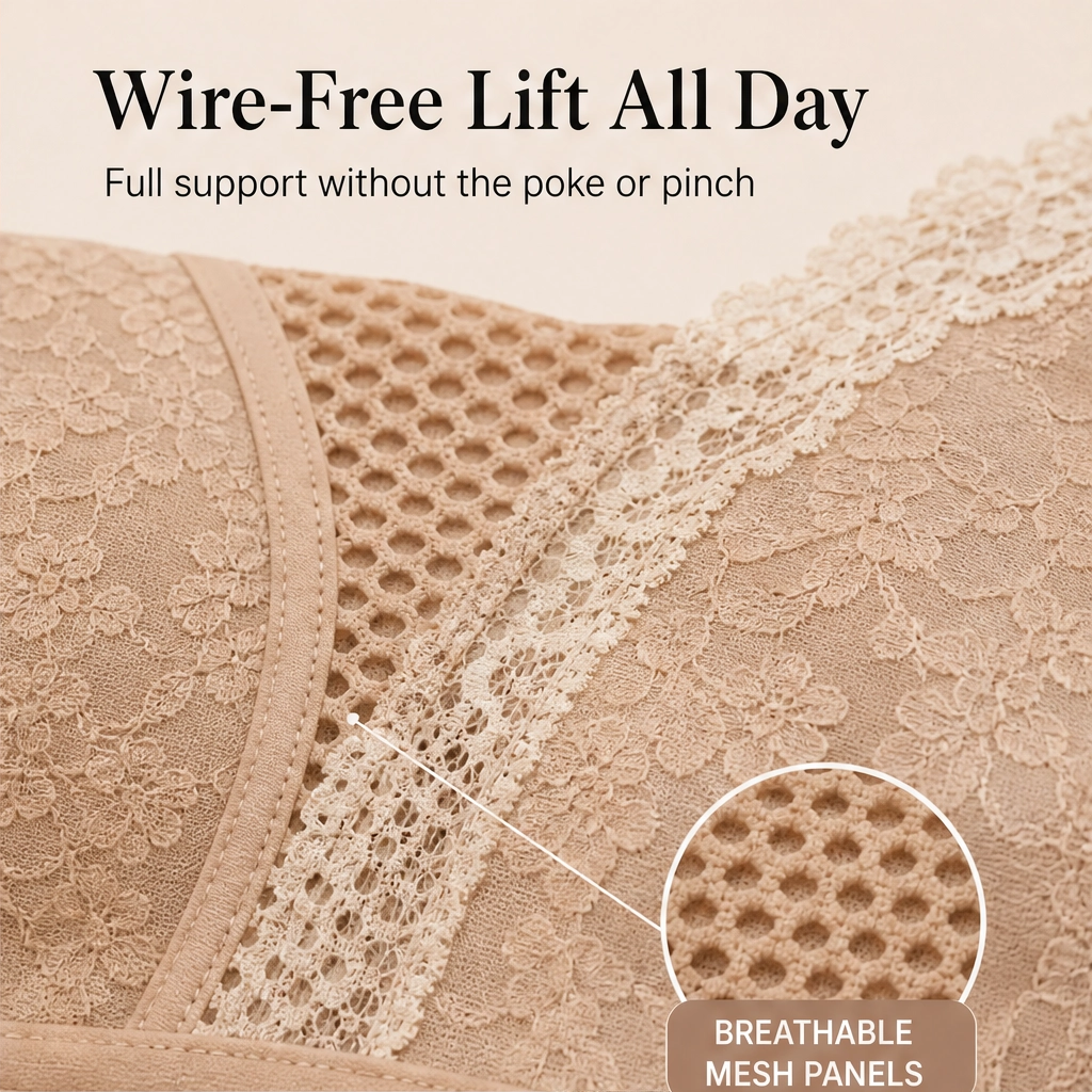 Velora – Wireless Seamless Lifting Comfort Bra with Wide Support Straps + 1+1 FREE