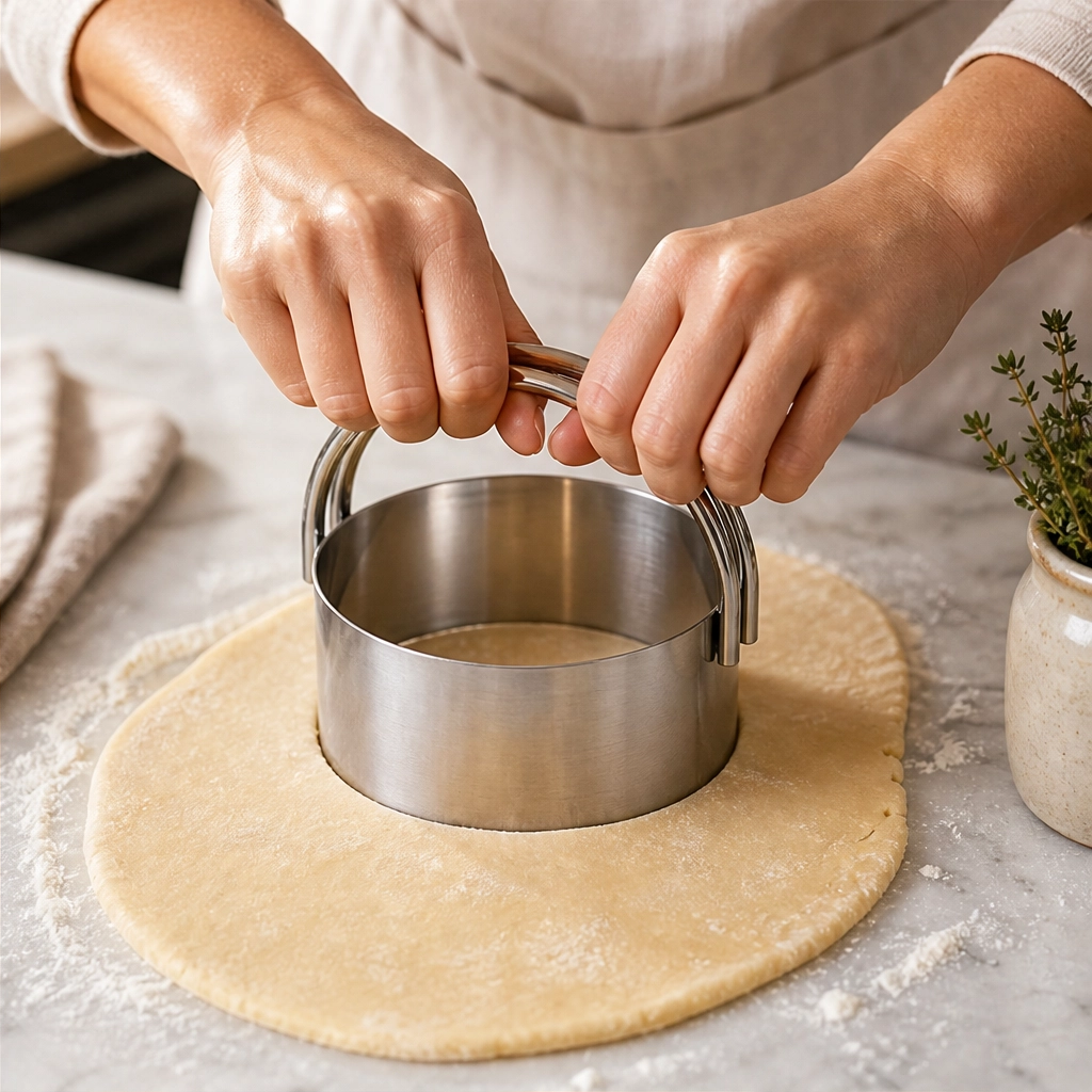 Hearthen – Sharp-Edge 5-Piece Stainless Steel Pastry &amp; Biscuit Cutter Set + 50% OFF