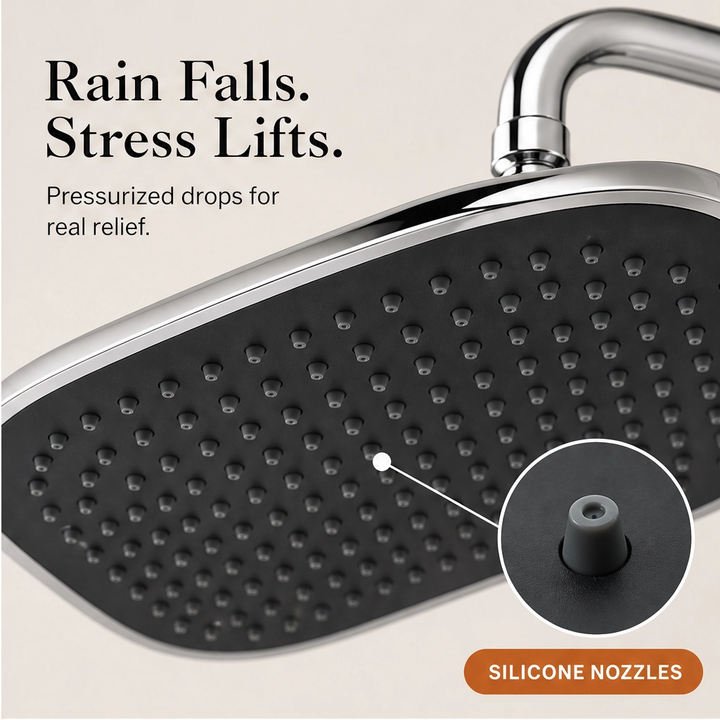 Monsora – 3-Way Air-In Rainfall &amp; Handheld High-Pressure Shower Head Combo + 50% OFF