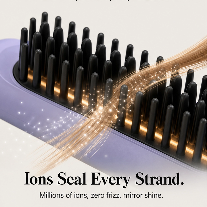Lustre – Cordless Heated Straightening Comb with Ionic Care &amp; 30-Second Heat-Up + 50% OFF
