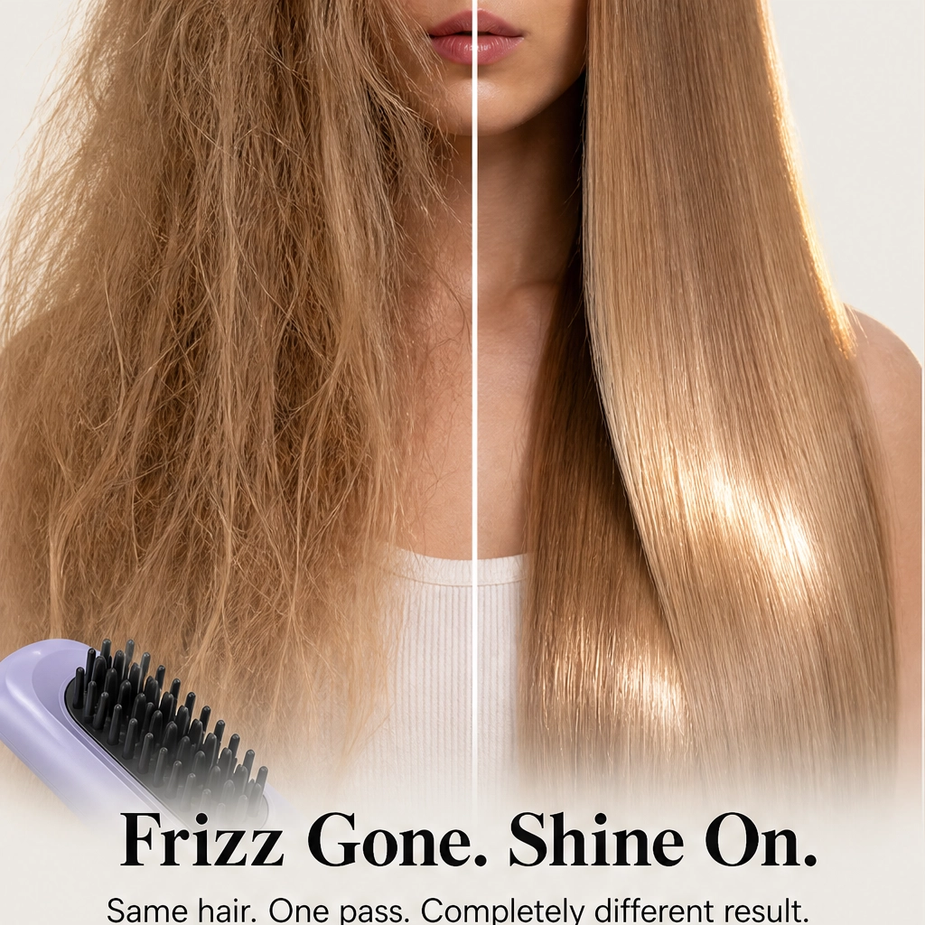 Lustre – Cordless Heated Straightening Comb with Ionic Care &amp; 30-Second Heat-Up + 50% OFF