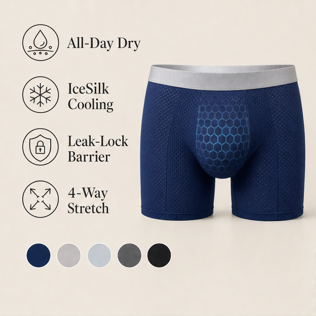 AirFlex – Leakproof 4-Layer Cooling Mesh Men&