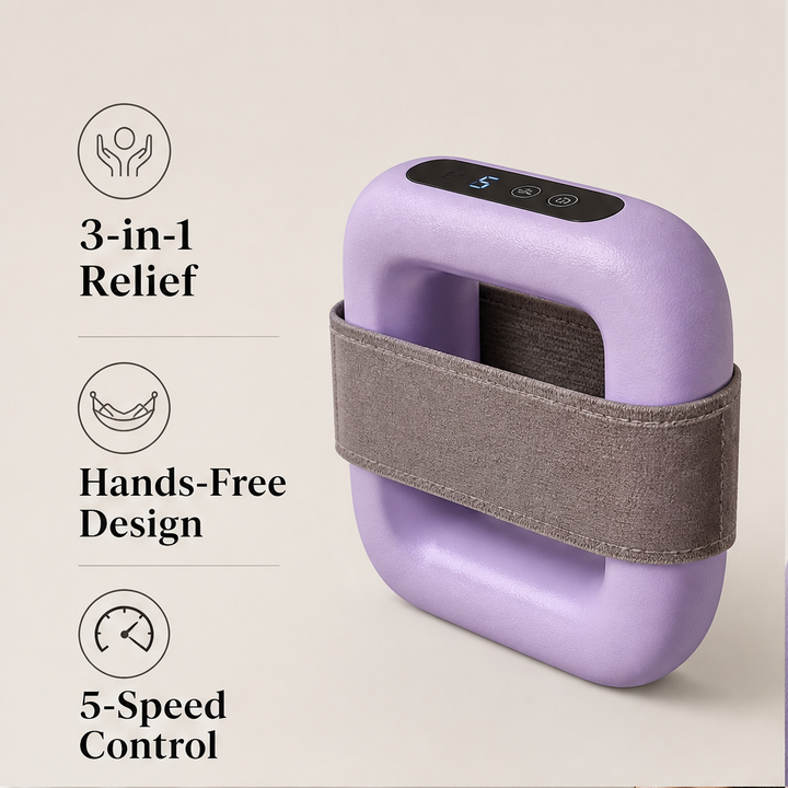 Fasciole – Hands-Free 5-Speed Fascia Ring Massager for Waist &amp; Thigh + 50% OFF features