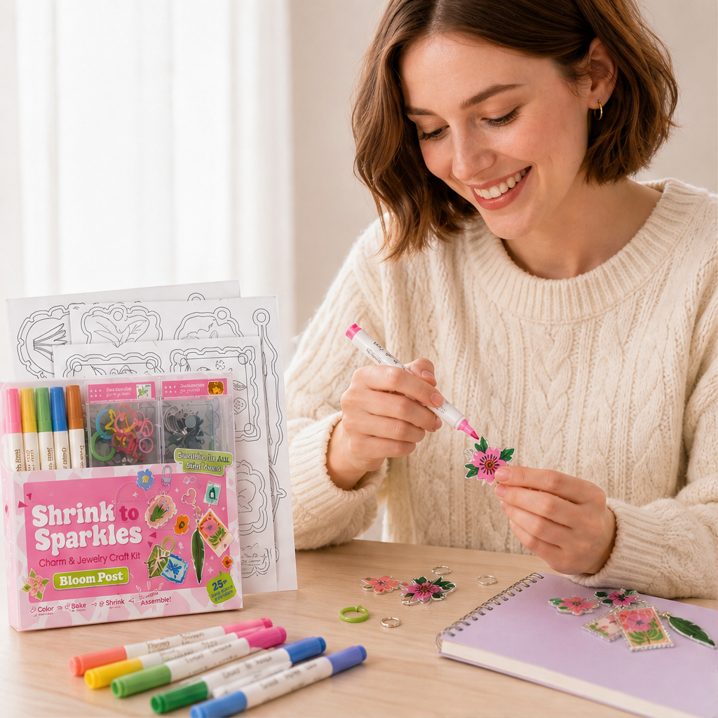 Bloomcraft Studio – Color, Bake &amp; Shrink Charm Making Craft Kit + 50% OFF lifestyle