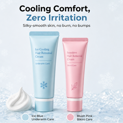 Frostelle – Ice Sensation Dual Hair Removal Cream for Underarms & Bikini + 1+1 FREE