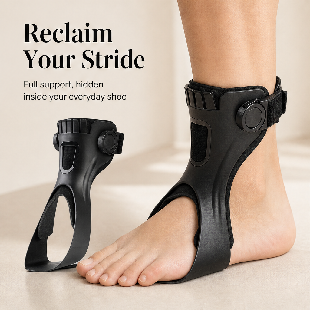 Steplock – Inflatable Liner, Ergonomic Support Foot Drop Brace + 50% OFF features