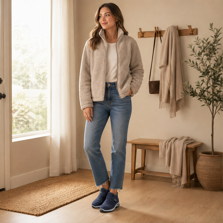 Warmtrek – Fleece-Lined Non-Slip Slip-On Winter Sneakers + 50% OFF lifestyle