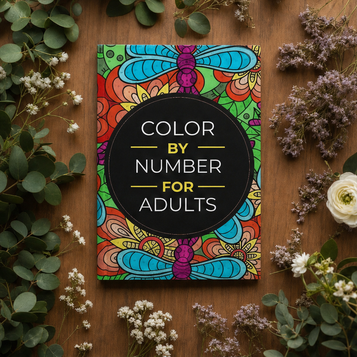 Calmshade – Bold Line-Art Color-by-Number Coloring Bundle for Adults + 50% OFF lifestyle