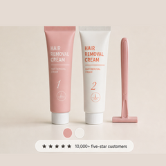 Velmora – Painless Hair Removal Cream & Soothing Gel Kit + 1+1 FREE