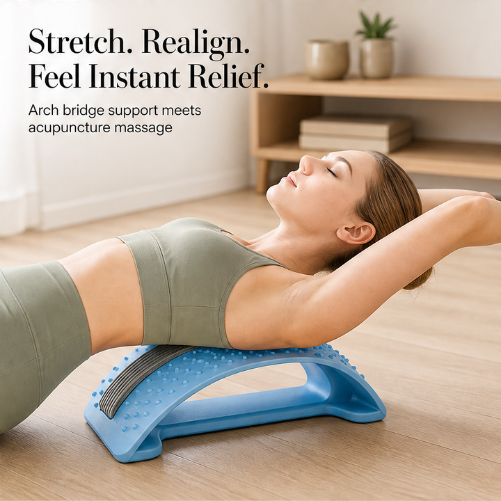 Spinalta – Magnetic Acupressure Lumbar Stretcher for Back Pain Relief + 50% OFF features