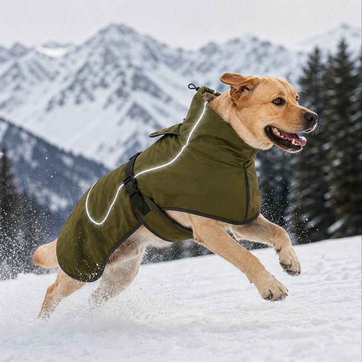 Thermapaw – Waterproof Cotton-Padded Winter Coat for Medium &amp; Large Dogs + 50% OFF lifestyle