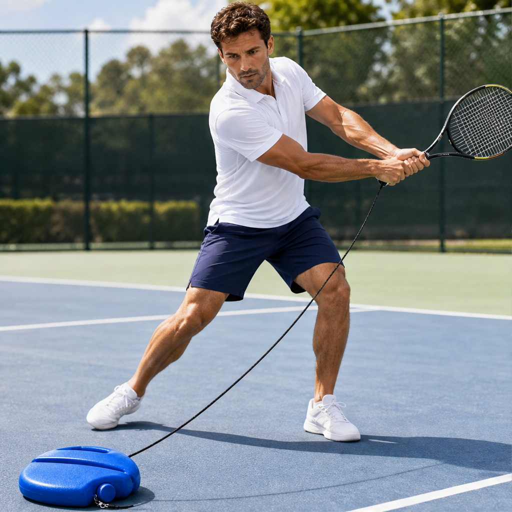 Rallywick – Continuous Ball Return Portable Tennis Rebound Trainer + 50% OFF lifestyle