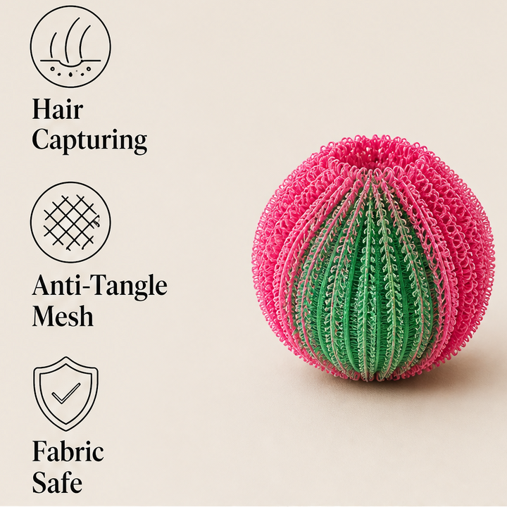 Shedlace – Pet Hair Trapping Reusable Laundry Balls + 1+1 FREE features