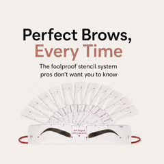 ArchLine – Adjustable 12-Shape Eyebrow Stencil Kit with Headband + 1+1 FREE