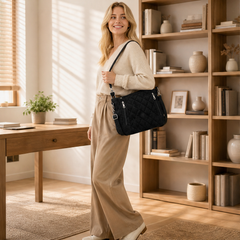 Corduvelle – Quilted Corduroy Multi-Way Shoulder Bag + 50% OFF