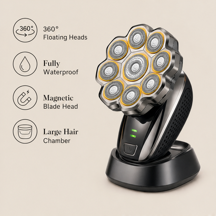 Contourix – 360° Floating Head Washable Shaving Kit for Men + 50% OFF features