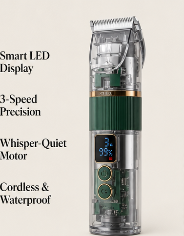 Calmora – Low-Noise Rechargeable Pet Clipper for Dogs and Cats + 50% OFF features