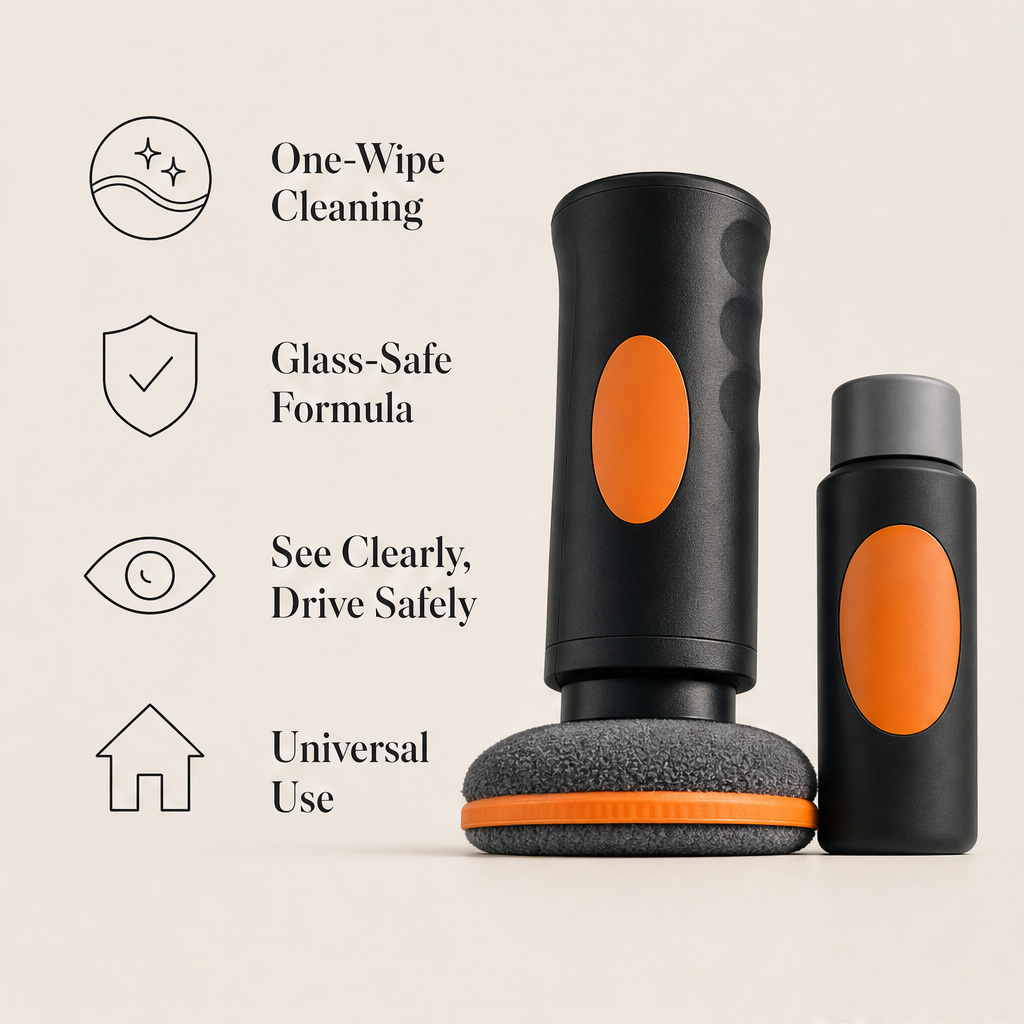 Clearbuff – One-Wipe Oil Film Remover for Car Glass + 50% OFF features