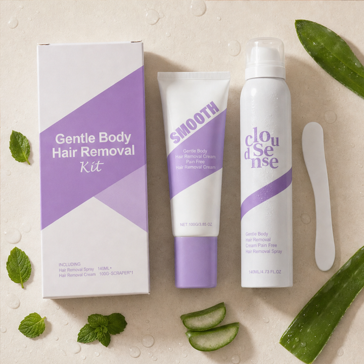 CloudSense – Pain-Free Bikini Hair Removal Cream &amp; Spray Kit + 1+1 FREE lifestyle