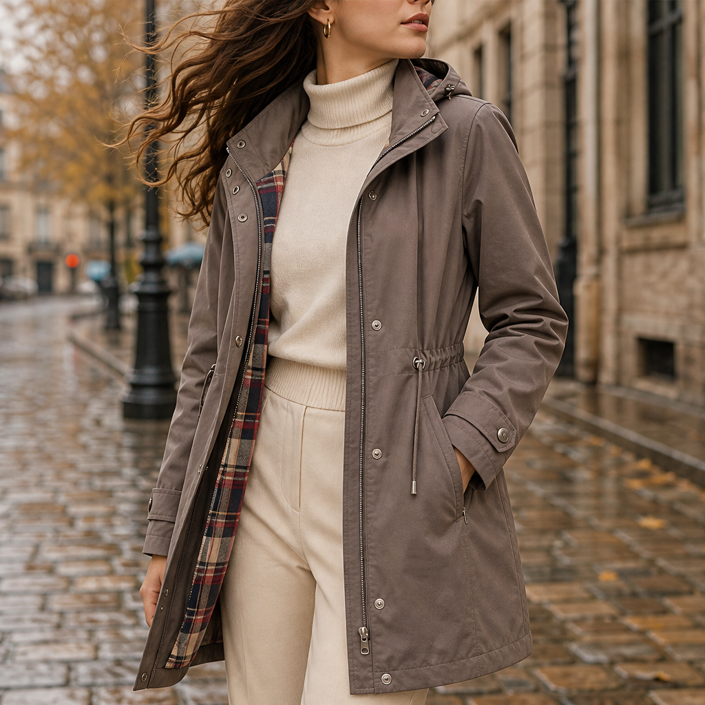 Rainholt – Waterproof Windproof Hooded Trench Coat + 50% OFF features
