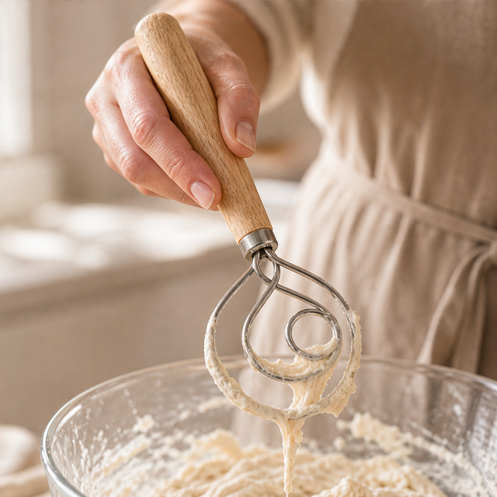 Oakstir – Professional Danish Dough Whisk for Sourdough &amp; Bread + 50% OFF lifestyle