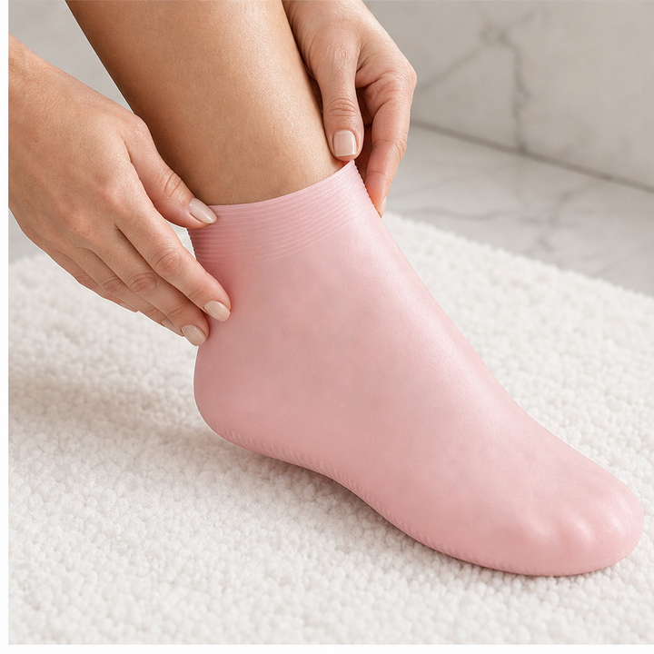 Silkenheel – Overnight Moisturizing Silicone Foot Socks + 1+1 FREE lifestyle