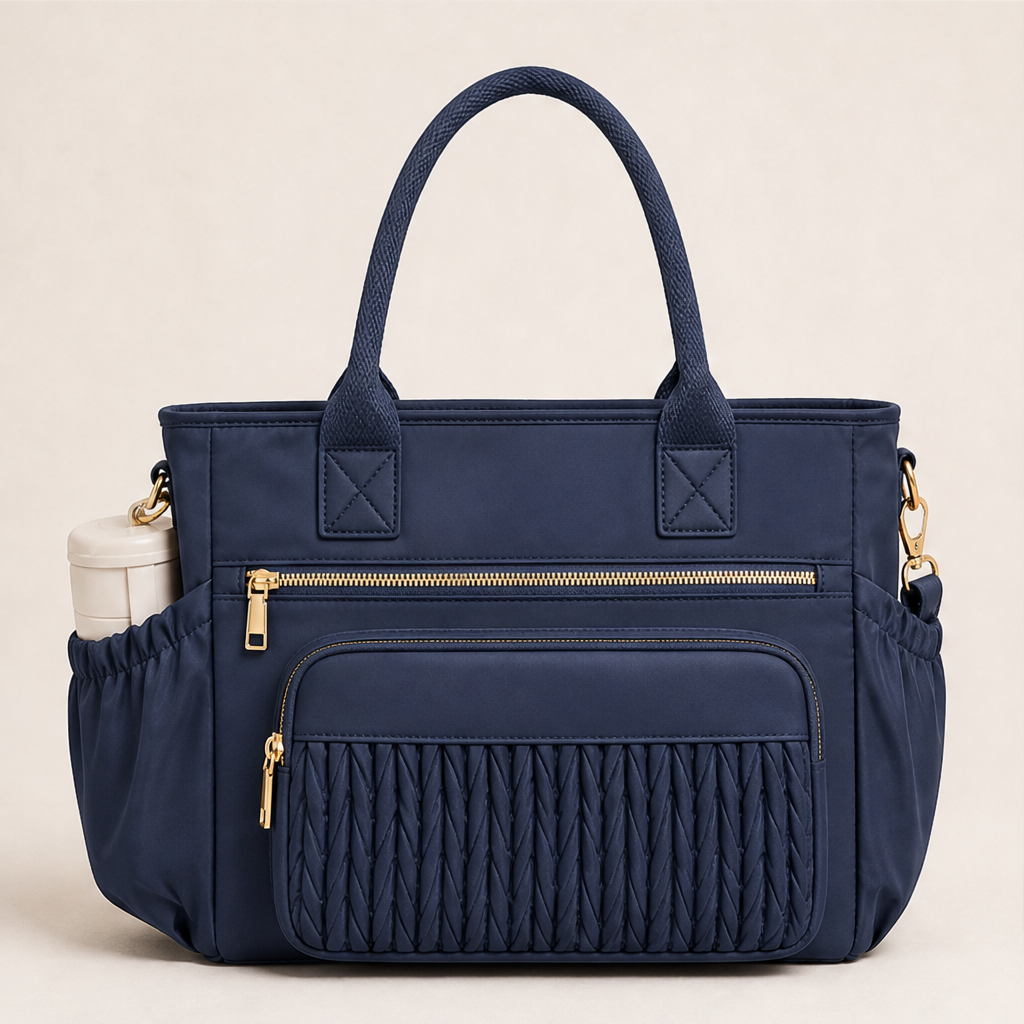 Larkmore – Insulated Leakproof Tote with Side Pockets Lunch Bag + 50% OFF Navy