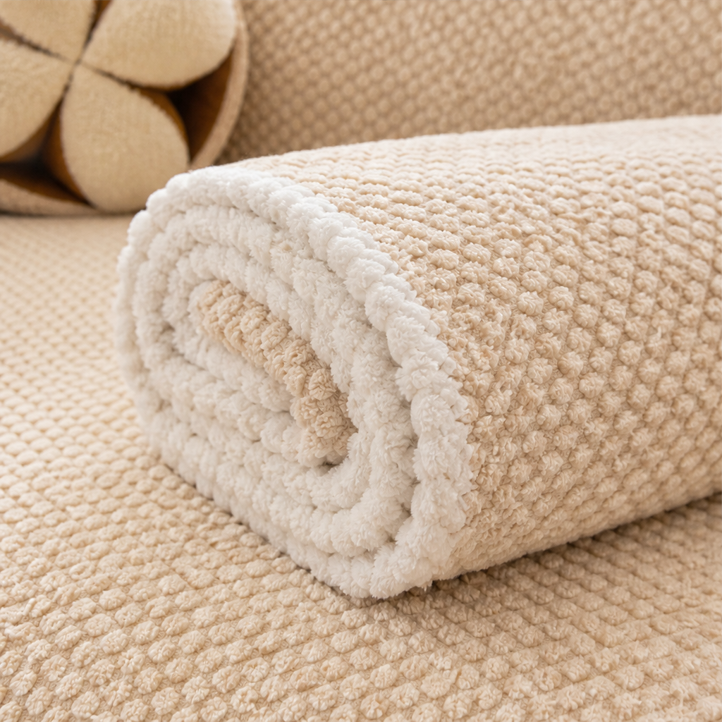 Snugbloom – Thick Bobble-Knit Non-Slip Removable Couch Cover + 50% OFF lifestyle