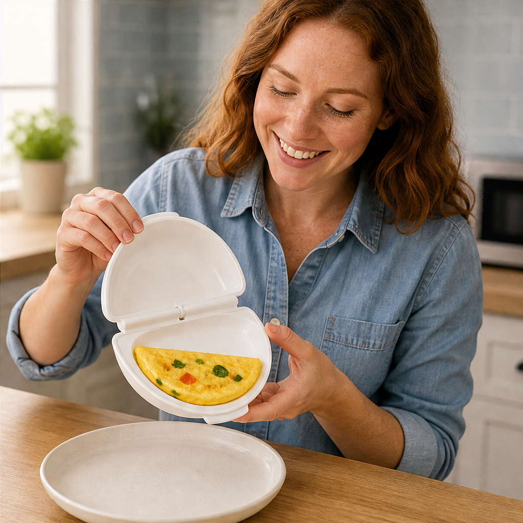 Eggette – 2-in-1 Microwave Omelet &amp; Egg Cup Maker + 50% OFF lifestyle